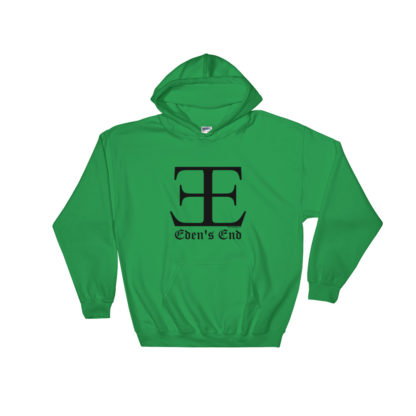 Eden's End Black Logo Unisex Heavy Blend Pullover Hoodie - Image 4
