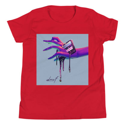 Dark Matter Will Flow Logo Youth Short Sleeve T-Shirt - Image 11
