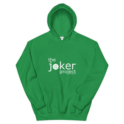 The Joker Project Logo (white print) Unisex Heavy Blend Pullover Hoodie - Image 5