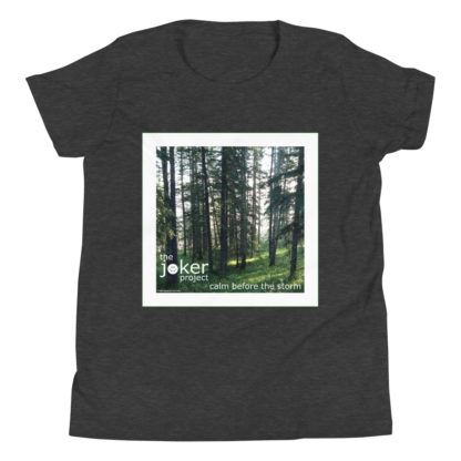 The Joker Project Calm Before The Storm single Youth Short Sleeve T-Shirt - Image 4