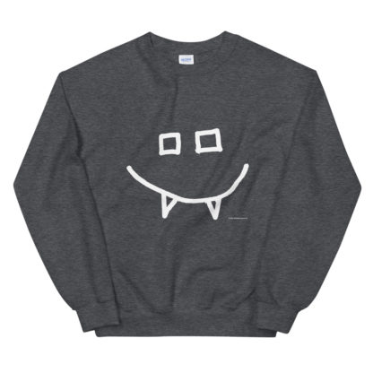 The Joker Project Face Logo (white print) Unisex Sweatshirt - Image 3