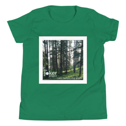 The Joker Project Calm Before The Storm single Youth Short Sleeve T-Shirt - Image 5