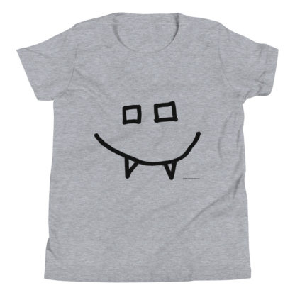 The Joker Project Face Logo (black print) Youth Short Sleeve T-Shirt - Image 4