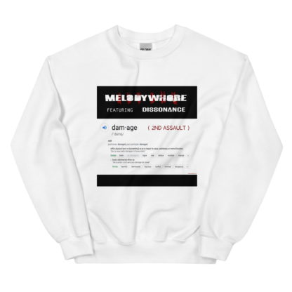 melodywhore 'Damage 2nd Assault' Unisex Sweatshirt - Image 4