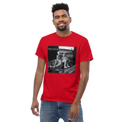 Venus McVee & Notorious Erich Von P 'Upstairs at Erich's' Men's Short-Sleeve T-Shirt - Image 4
