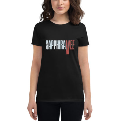 Sapphira Vee Logo Women’s Short-Sleeve T-Shirt - Image 2