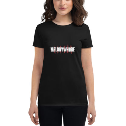 melodywhore 2021 Logo (white print) Women's Short-Sleeve T-Shirt
