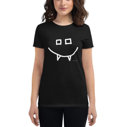 The Joker Project Face Logo (white print) Women's Short-Sleeve T-Shirt - Image 2