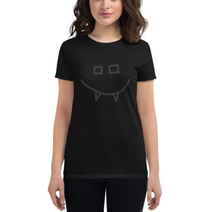 The Joker Project Face Logo (black print) Women's Short-Sleeve T-Shirt - Image 2