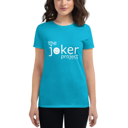The Joker Project Logo (white print) Women's Short-Sleeve T-Shirt - Image 7