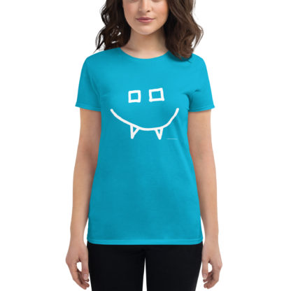The Joker Project Face Logo (white print) Women's Short-Sleeve T-Shirt - Image 7