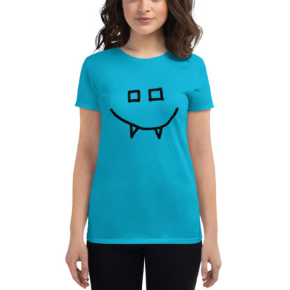 The Joker Project Face Logo (black print) Women's Short-Sleeve T-Shirt - Image 8