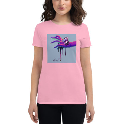 Dark Matter Will Flow Logo Women’s Short-Sleeve T-Shirt - Image 8