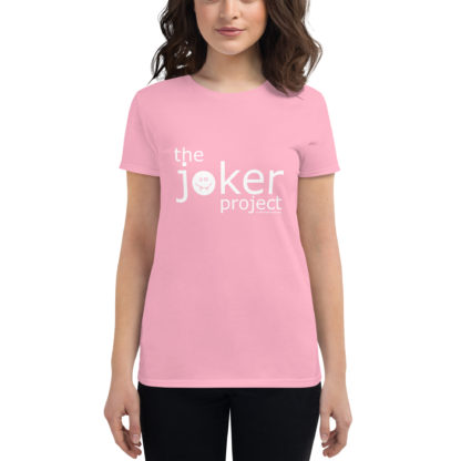 The Joker Project Logo (white print) Women's Short-Sleeve T-Shirt - Image 8