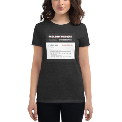melodywhore 'Damage 2nd Assault' Women's Short-Sleeve T-Shirt - Image 3