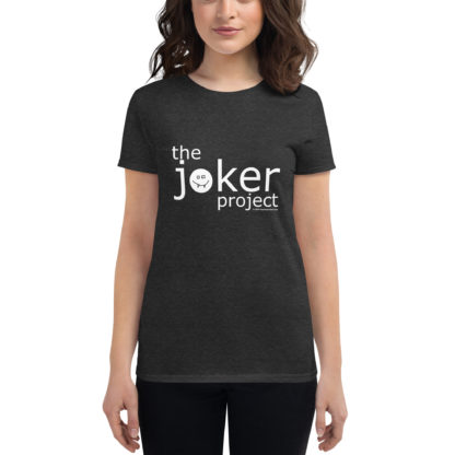 The Joker Project Logo (white print) Women's Short-Sleeve T-Shirt - Image 3