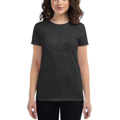 The Joker Project Face Logo (black print) Women's Short-Sleeve T-Shirt - Image 4