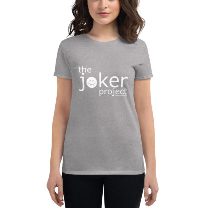 The Joker Project Logo (white print) Women's Short-Sleeve T-Shirt - Image 6
