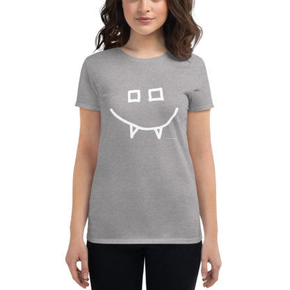 The Joker Project Face Logo (white print) Women's Short-Sleeve T-Shirt - Image 6