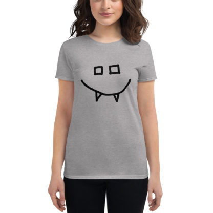 The Joker Project Face Logo (black print) Women's Short-Sleeve T-Shirt - Image 7