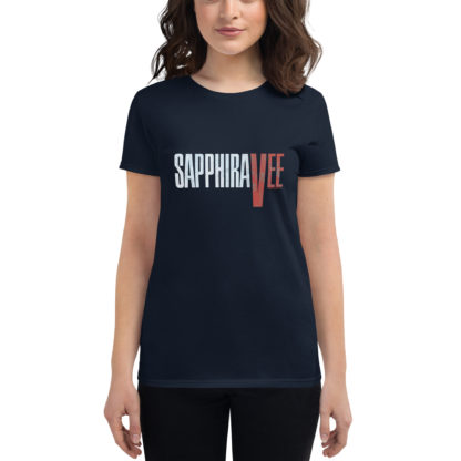 Sapphira Vee Logo Women’s Short-Sleeve T-Shirt - Image 3