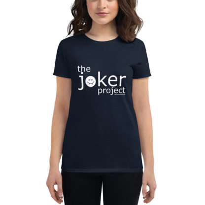 The Joker Project Logo (white print) Women's Short-Sleeve T-Shirt - Image 2