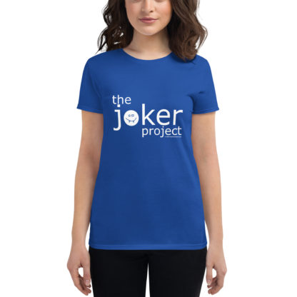 The Joker Project Logo (white print) Women's Short-Sleeve T-Shirt - Image 5