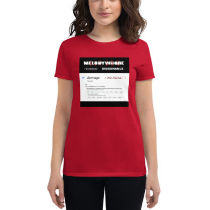 melodywhore 'Damage 2nd Assault' Women's Short-Sleeve T-Shirt