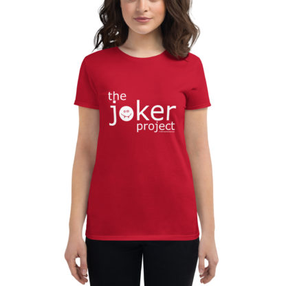 The Joker Project Logo (white print) Women's Short-Sleeve T-Shirt - Image 4