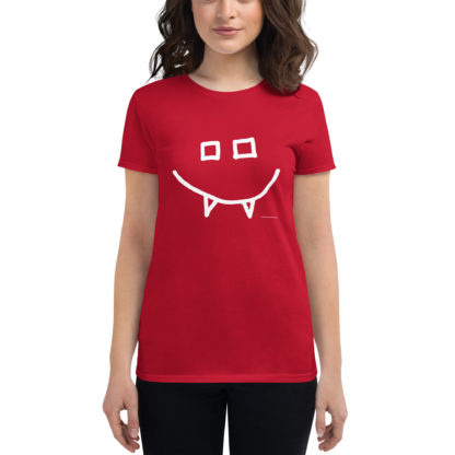 The Joker Project Face Logo (white print) Women's Short-Sleeve T-Shirt
