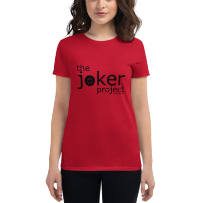 The Joker Project Logo (black print) Women's Short-Sleeve T-Shirt - Image 5