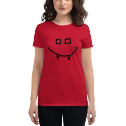 The Joker Project Face Logo (black print) Women's Short-Sleeve T-Shirt - Image 5