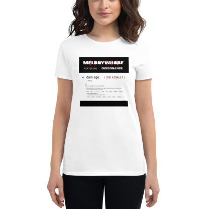 melodywhore 'Damage 2nd Assault' Women's Short-Sleeve T-Shirt - Image 5