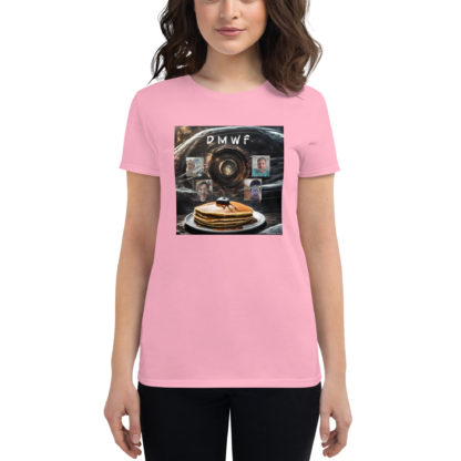 Dark Matter Will Flow 'On Pancakes' Women’s Short-Sleeve T-Shirt - Image 8
