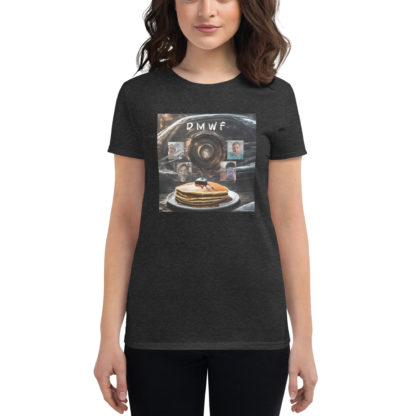 Dark Matter Will Flow 'On Pancakes' Women’s Short-Sleeve T-Shirt - Image 3