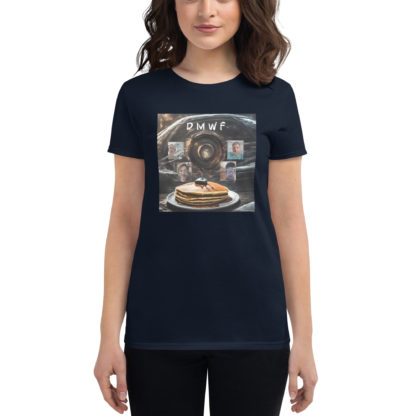 Dark Matter Will Flow 'On Pancakes' Women’s Short-Sleeve T-Shirt - Image 2