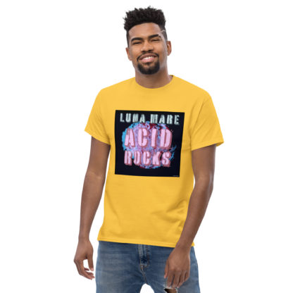Luna Mare Acid Rocks Men’s Short-Sleeve T-Shirt - Image 90