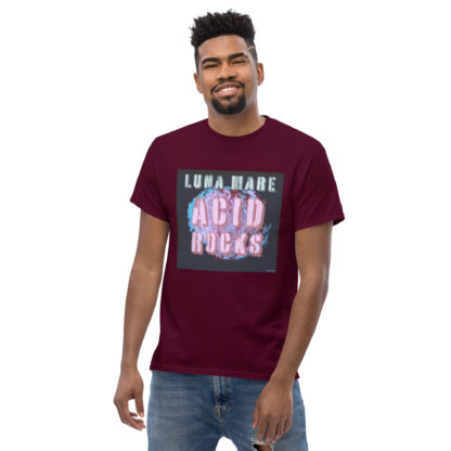 Luna Mare Acid Rocks Men’s Short-Sleeve T-Shirt - Image 3